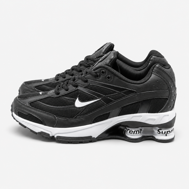 کتونی نایک شاکس راید ۲ سوپریم مشکی | Supreme x Nike Shox Ride 2 Black