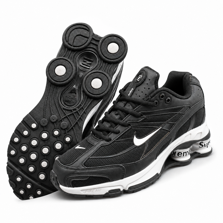کتونی نایک شاکس راید ۲ سوپریم مشکی | Supreme x Nike Shox Ride 2 Black