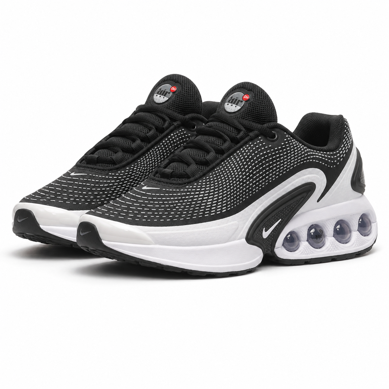 کتونی نایک Air Max DN زنانه مشکی سفید مستر