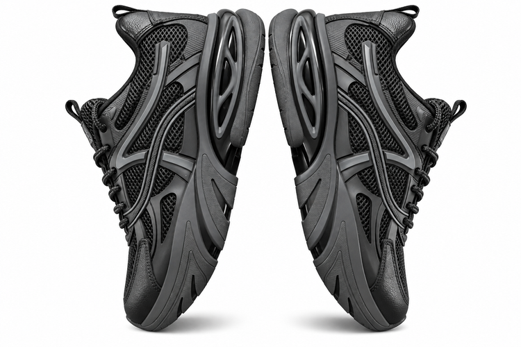 کتونی رانینگ مشکی مدل Chunky Runner